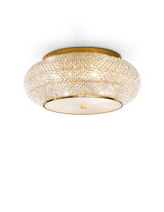 Ideal lux ® Плафон | PASHA' PL10 ORO | E14 max 10 x 40W | IP20 - 100791 - Цена | LEDs4economy