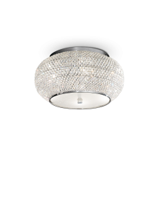 Ideal lux ® Плафон | PASHA' PL6 CROMO | E14 max 6 x 40W | IP20 - 100784 - Цена | LEDs4economy