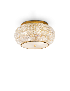 Ideal lux ® Плафон | PASHA' PL6 ORO | E14 max 6 x 40W | IP20 - 100807 - Цена | LEDs4economy