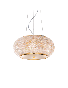 Ideal lux ® Полилей | PASHA' SP6 ORO | E14 max 6 x 40W | IP20 - 082172 - Цена | LEDs4economy