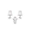 Ideal lux ® Аплик | PEGASO AP2 BIANCO | E14 max 2 x 28W | IP20 - 059211 - Цена | LEDs4economy