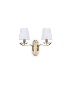 Ideal lux ® Аплик | PEGASO AP2 OTTONE | E14 max 2 x 28W | IP20 - 197708 - Цена | LEDs4economy