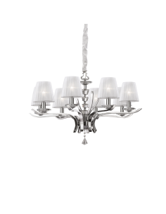 Ideal lux ® Полилей | PEGASO SP8 BIANCO | E14 max 8 x 28W | IP20 - 059242 - Цена | LEDs4economy