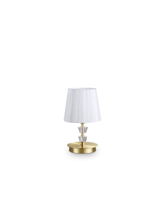Ideal lux ® Настолна лампа | PEGASO TL1 SMALL OTTONE | E14 max 1 x 28W | IP20 - 197753 - Цена | LEDs4economy