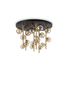 Ideal lux ® Плафон | PERLAGE PL18 AMBRA | G9 max 18 x 15W | IP20 - 328379 - Цена | LEDs4economy