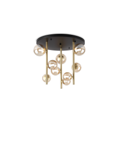 Ideal lux ® Плафон | PERLAGE PL9 AMBRA | G9 max 9 x 15W | IP20 - 328409 - Цена | LEDs4economy