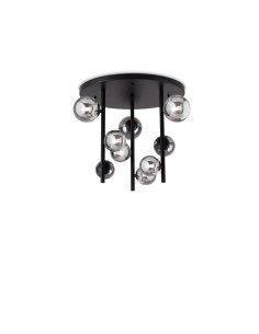 Ideal lux ® Плафон | PERLAGE PL9 FUME' | G9 max 9 x 15W | IP20 - 328416 - Цена | LEDs4economy