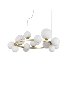 Ideal lux ® Полилей | PERLAGE SP14 BIANCO | G9 max 14 x 15W | IP20 - 283814 - Цена | LEDs4economy