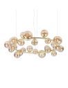 Ideal lux ® Полилей | PERLAGE SP25 AMBRA | G9 max 25 x 15W | IP20 - 370583 - Цена | LEDs4economy