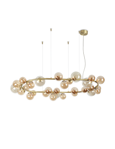 Ideal lux ® Полилей | PERLAGE SP30 AMBRA | G9 max 30 x 15W | IP20 - 322780 - Цена | LEDs4economy
