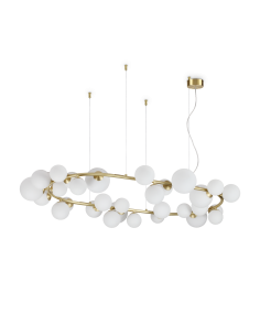 Ideal lux ® Полилей | PERLAGE SP30 BIANCO | G9 max 30 x 15W | IP20 - 296746 - Цена | LEDs4economy