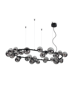 Ideal lux ® Полилей | PERLAGE SP30 FUME' | G9 max 30 x 15W | IP20 - 296753 - Цена | LEDs4economy