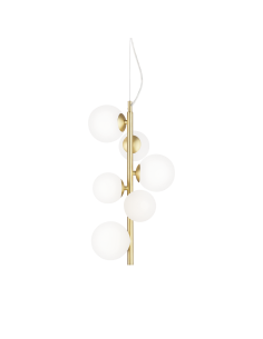 Ideal lux ® Полилей | PERLAGE SP6 BIANCO | G9 max 6 x 15W | IP20 - 283821 - Цена | LEDs4economy