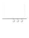 Ideal lux ® Полилей | PERLINE SP3 NERO | G9 max 3 x 40W | IP20 - 307008 - Цена | LEDs4economy