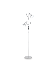 Ideal lux ® Лампион | POLLY PT2 ARGENTO | E27 max 2 x 60W | IP20 - 061115 - Цена | LEDs4economy