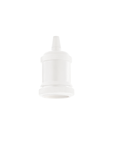 Ideal lux ® Декоративна фасунга | PORTALAMPADA E27 GHIERA BIANCO | - 249186 - Цена | LEDs4economy