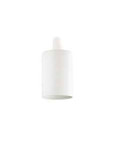 Ideal lux ® Декоративна фасунга | PORTALAMPADA E27 LISCIO BIANCO | - 242569 - Цена | LEDs4economy
