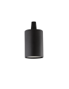Ideal lux ® Декоративна фасунга | PORTALAMPADA E27 LISCIO NERO | - 242576 - Цена | LEDs4economy
