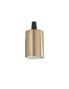 Ideal lux ® Декоративна фасунга | PORTALAMPADA E27 LISCIO OTTONE | - 249247 - Цена | LEDs4economy