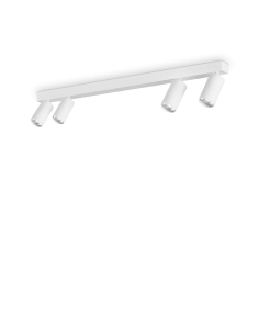 Ideal lux ® Спот | PROFILO PL4 BIANCO | GU10 max 4 x 28W | IP20 - 328188 - Цена | LEDs4economy
