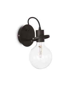 Ideal lux ® Аплик | RADIO AP1 NERO | E27 max 1 x 60W | IP20 - 119502 - Цена | LEDs4economy