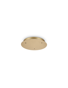Ideal lux ® Розетка за висящ осветител | ROSONE D300 3 FORI OTTONE | - 344201 - Цена | LEDs4economy