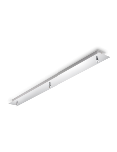 Ideal lux ® Розетка за висящ осветител | ROSONE LINEARE 3 LUCI CROMO | - 122861 - Цена | LEDs4economy