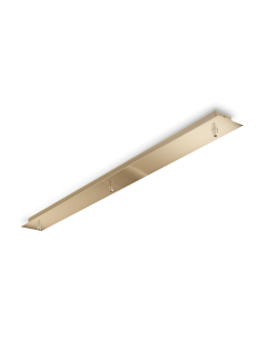 Ideal lux ® Розетка за висящ осветител | ROSONE LINEARE 3 LUCI OTTONE | - 249285 - Цена | LEDs4economy
