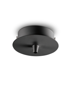 Ideal lux ® Розетка за висящ осветител | ROSONE STANDARD 1 LUCE NERO | - 123295 - Цена | LEDs4economy