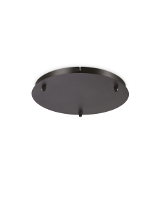 Ideal lux ® Розетка за висящ осветител | ROSONE STANDARD 3 LUCI NERO | - 285603 - Цена | LEDs4economy