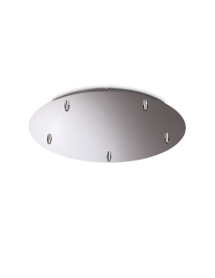 Ideal lux ® Розетка за висящ осветител | ROSONE STANDARD 5 LUCI CROMO | - 285641 - Цена | LEDs4economy