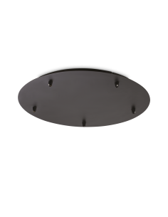 Ideal lux ® Розетка за висящ осветител | ROSONE STANDARD 5 LUCI NERO | - 285658 - Цена | LEDs4economy