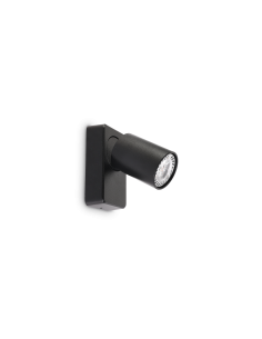 Ideal lux ® Спот | RUDY AP1 ROUND NERO | GU10 max 1 x 35W | IP20 - 229010 - Цена | LEDs4economy