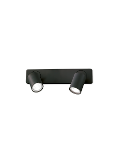 Ideal lux ® Спот | RUDY AP2 ROUND NERO | GU10 max 2 x 35W | IP20 - 229034 - Цена | LEDs4economy
