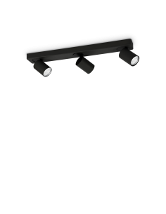 Ideal lux ® Спот | RUDY PL3 ROUND NERO | GU10 max 3 x 35W | IP20 - 229058 - Цена | LEDs4economy