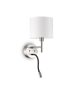 Ideal lux ® Аплик | SET UP MAP2 NICKEL | max 1 x 42W / 3W | IP20 - 259833 - Цена | LEDs4economy