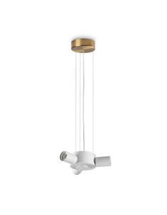 Ideal lux ® Полилей | SET UP MSP3 OTTONE | E27 max3 x 42W | IP20 - 348223 - Цена | LEDs4economy