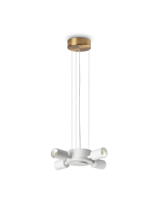 Ideal lux ® Полилей | SET UP MSP4 OTTONE | E27 max4 x 42W | IP20 - 348261 - Цена | LEDs4economy