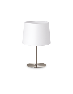 Ideal lux ® Настолна лампа | SET UP MTL1 SMALL NICKEL | E27 max1 x 42W | IP20 - 259895 - Цена | LEDs4economy