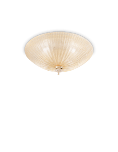 Ideal lux ® Плафон | SHELL PL3 AMBRA | E27 max 3 x 60W | IP20 - 140179 - Цена | LEDs4economy
