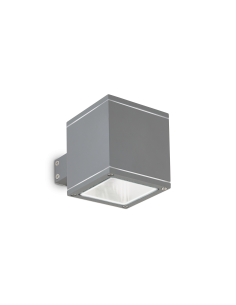 Ideal lux ® Аплик | SNIF AP1 SQUARE ANTRACITE | G9 max 1 x 40W | IP44 - 121963 - Цена | LEDs4economy