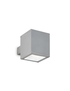 Ideal lux ® Аплик | SNIF AP1 SQUARE GRIGIO | G9 max 1 x 40W | IP44 - 118666 - Цена | LEDs4economy