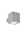 Ideal lux ® Аплик | SNIF AP1 SQUARE GRIGIO | G9 max 1 x 40W | IP44 - 118666 - Цена | LEDs4economy