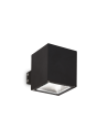 Ideal lux ® Аплик | SNIF AP1 SQUARE NERO | G9 max 1 x 40W | IP44 - 123080 - Цена | LEDs4economy