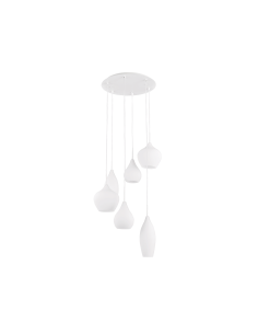 Ideal lux ® Полилей | SOFT SP6 BIANCO | E14 max 6 x 40W | IP20 - 087818 - Цена | LEDs4economy