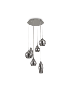 Ideal lux ® Полилей | SOFT SP6 FUME' | E14 max 6 x 40W | IP20 - 111841 - Цена | LEDs4economy