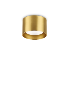 Ideal lux ® Плафон | SPIKE PL1 ROUND OTTONE | GX53 max 1 x 15W | IP20 - 285238 - Цена | LEDs4economy