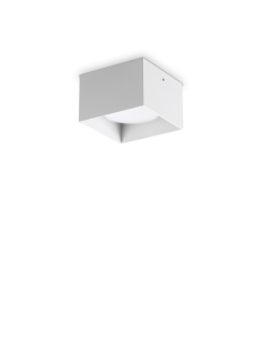 Ideal lux ® Плафон | SPIKE PL1 SQUARE BIANCO | GX53 max 1 x 15W | IP20 - 317489 - Цена | LEDs4economy