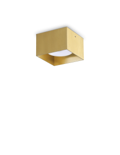 Ideal lux ® Плафон | SPIKE PL1 SQUARE OTTONE | GX53 max 1 x 15W | IP20 - 317502 - Цена | LEDs4economy