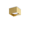 Ideal lux ® Плафон | SPIKE PL1 SQUARE OTTONE | GX53 max 1 x 15W | IP20 - 317502 - Цена | LEDs4economy